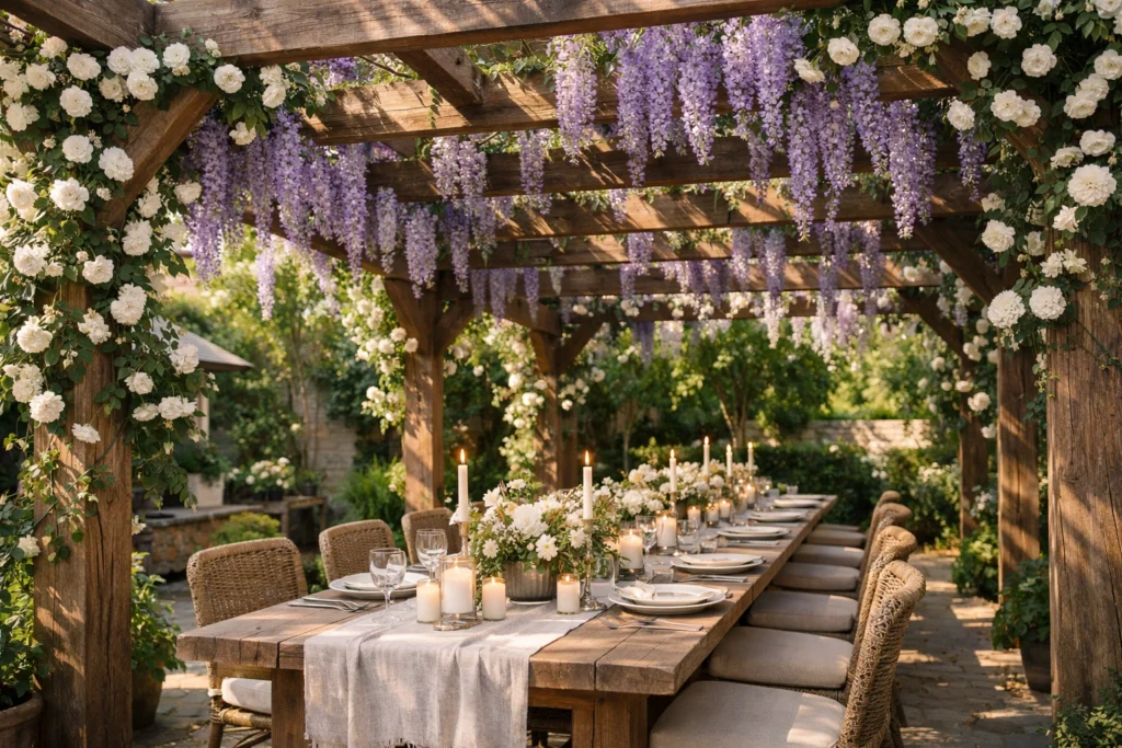 Add an Overhead Structure for Year-Round Use