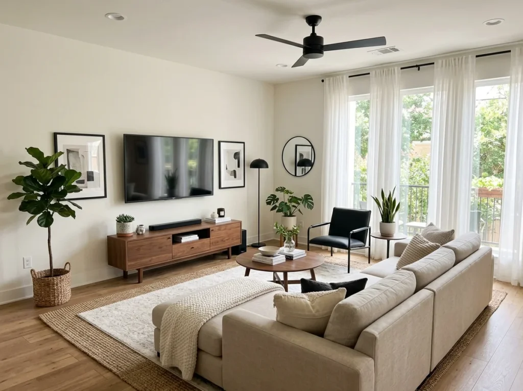 Balanced Sofa Zones