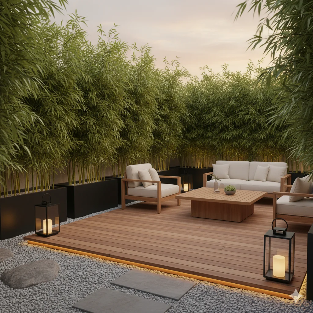 Bamboo Privacy Rows