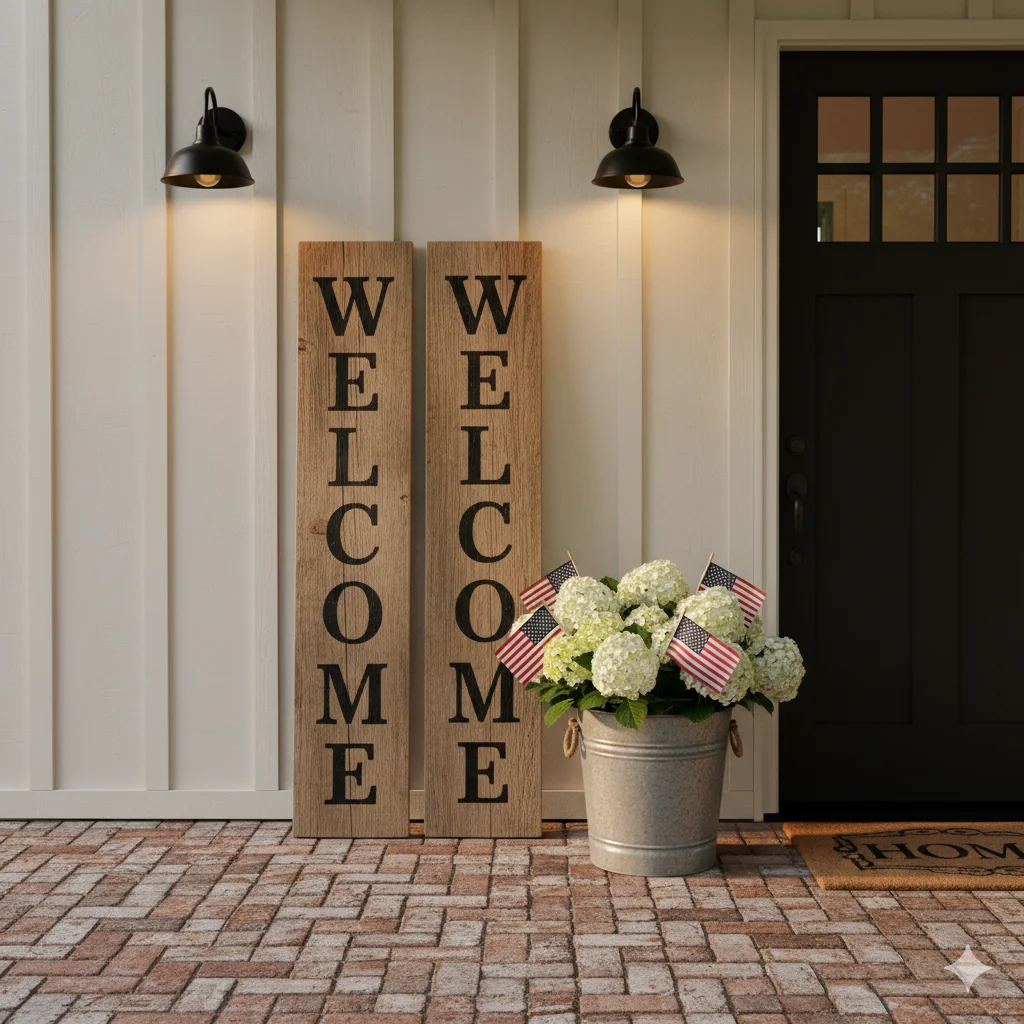 Barnwood Welcome Signs