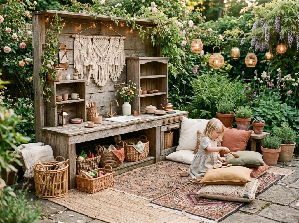 Boho Backyard Corner