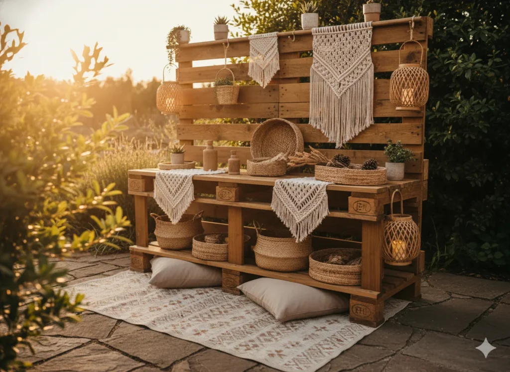Boho Backyard Setup
