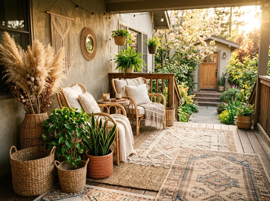 Boho Basket Planters