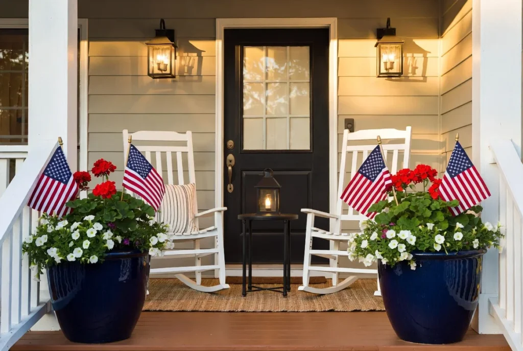 Bright Flag Planters