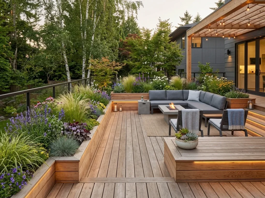 Built-In Deck Beds