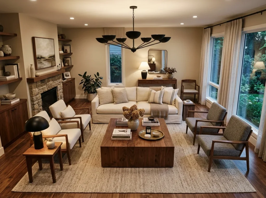 Centered Coffee Table