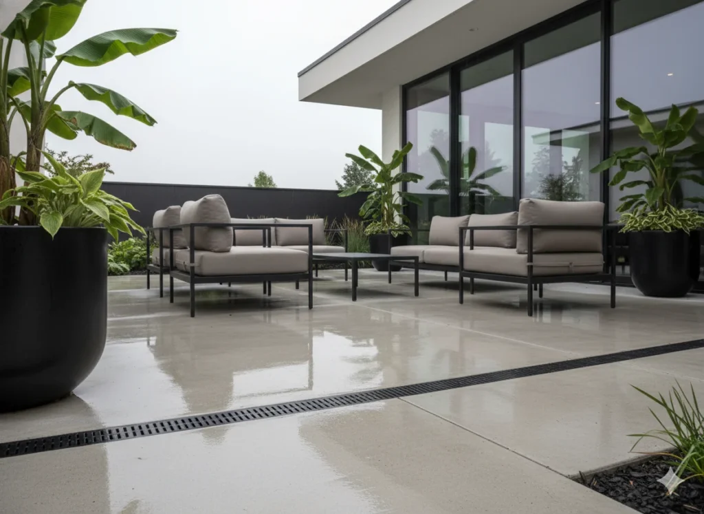 Channel Drain Patio