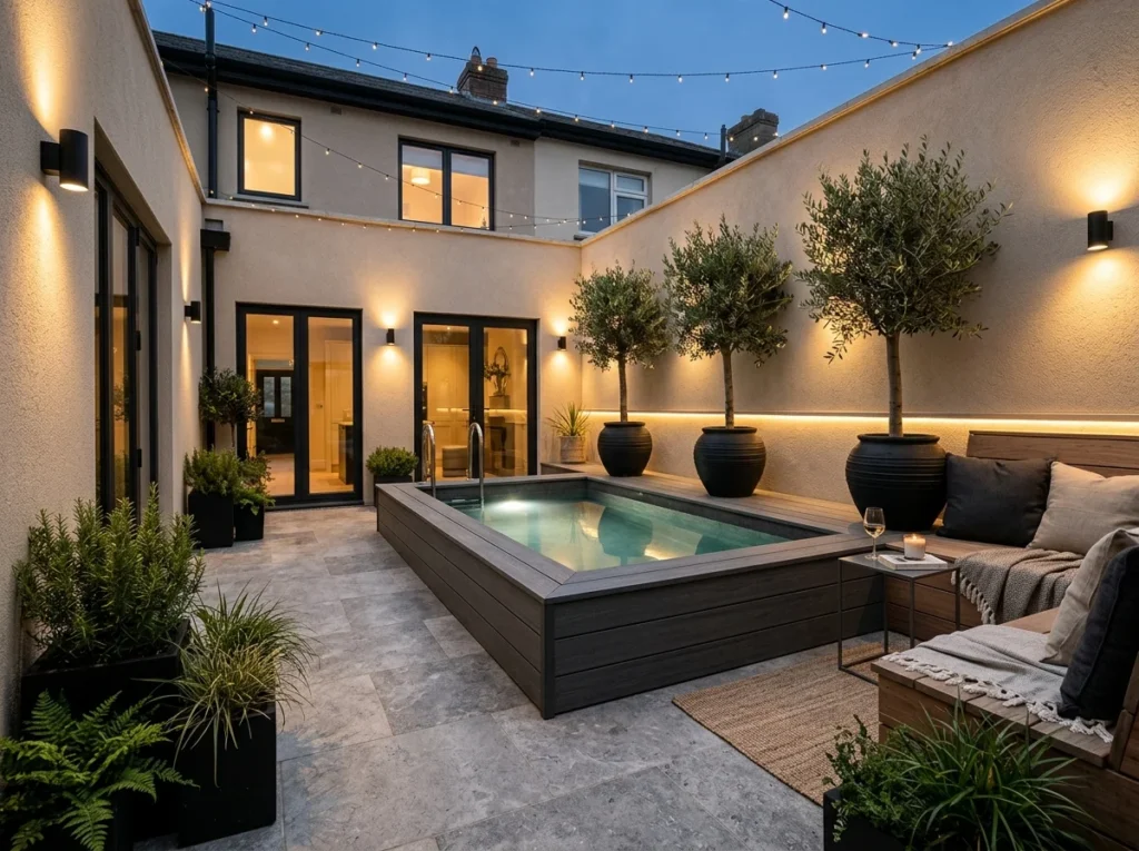 Compact Courtyard Pool