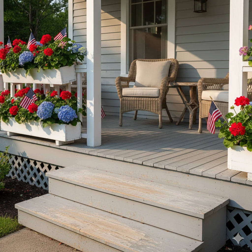 Cottage Flag Planters