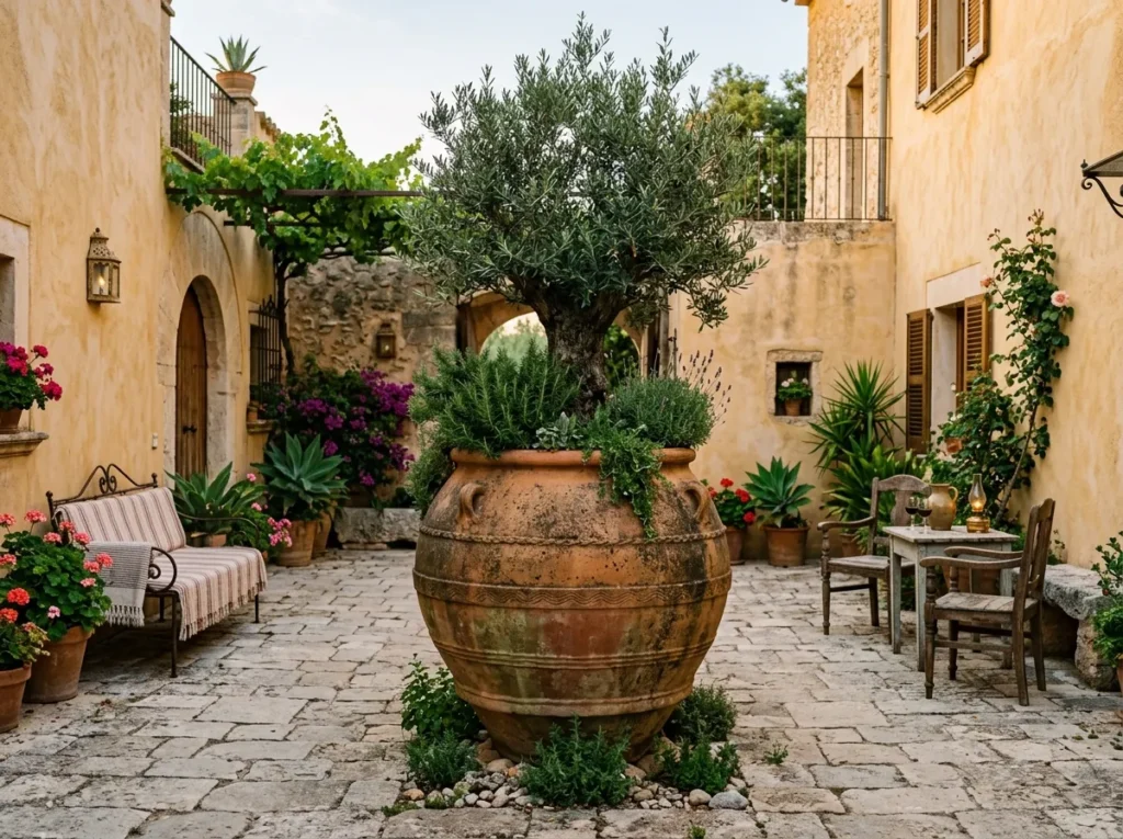 Courtyard Centerpiece