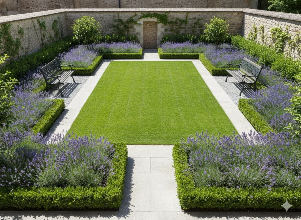 Courtyard Lawn Frame