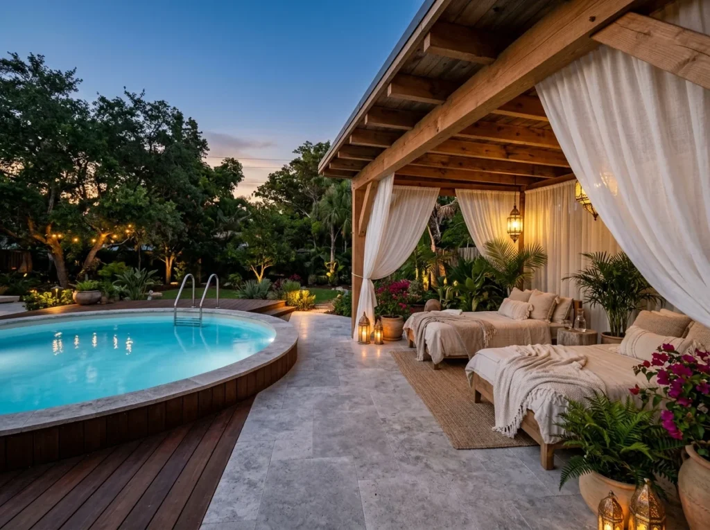 Covered Cabana Corner