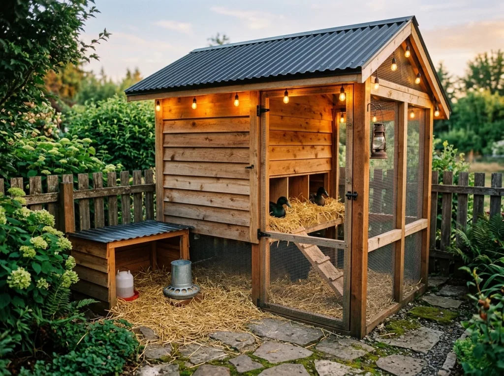 Covered Coop Corner