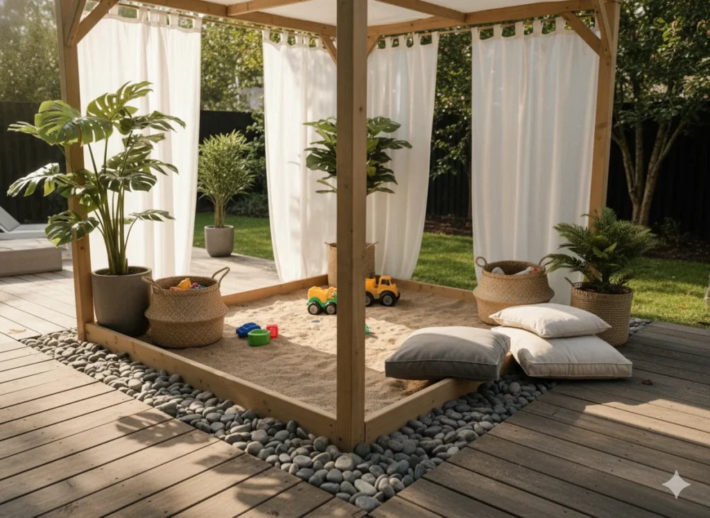 Covered Sand Corner