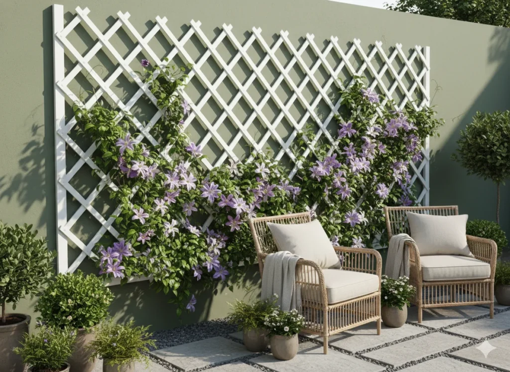 Crisscross Wall Trellis