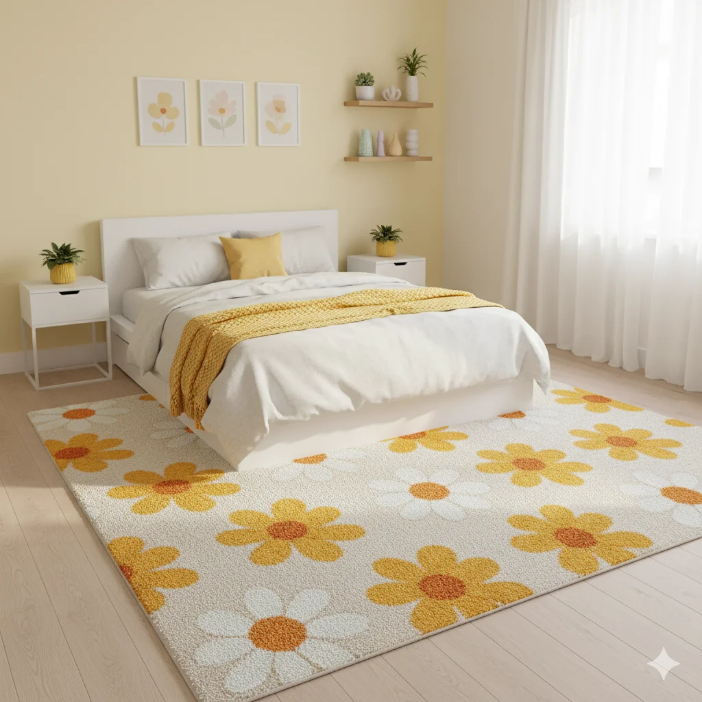Daisy Pattern Floor