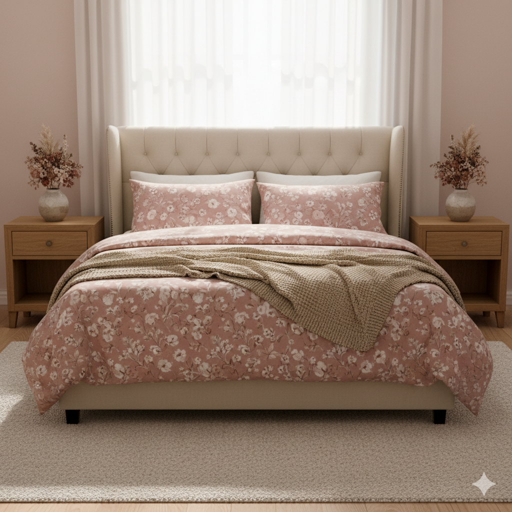 Dusty Pink Florals