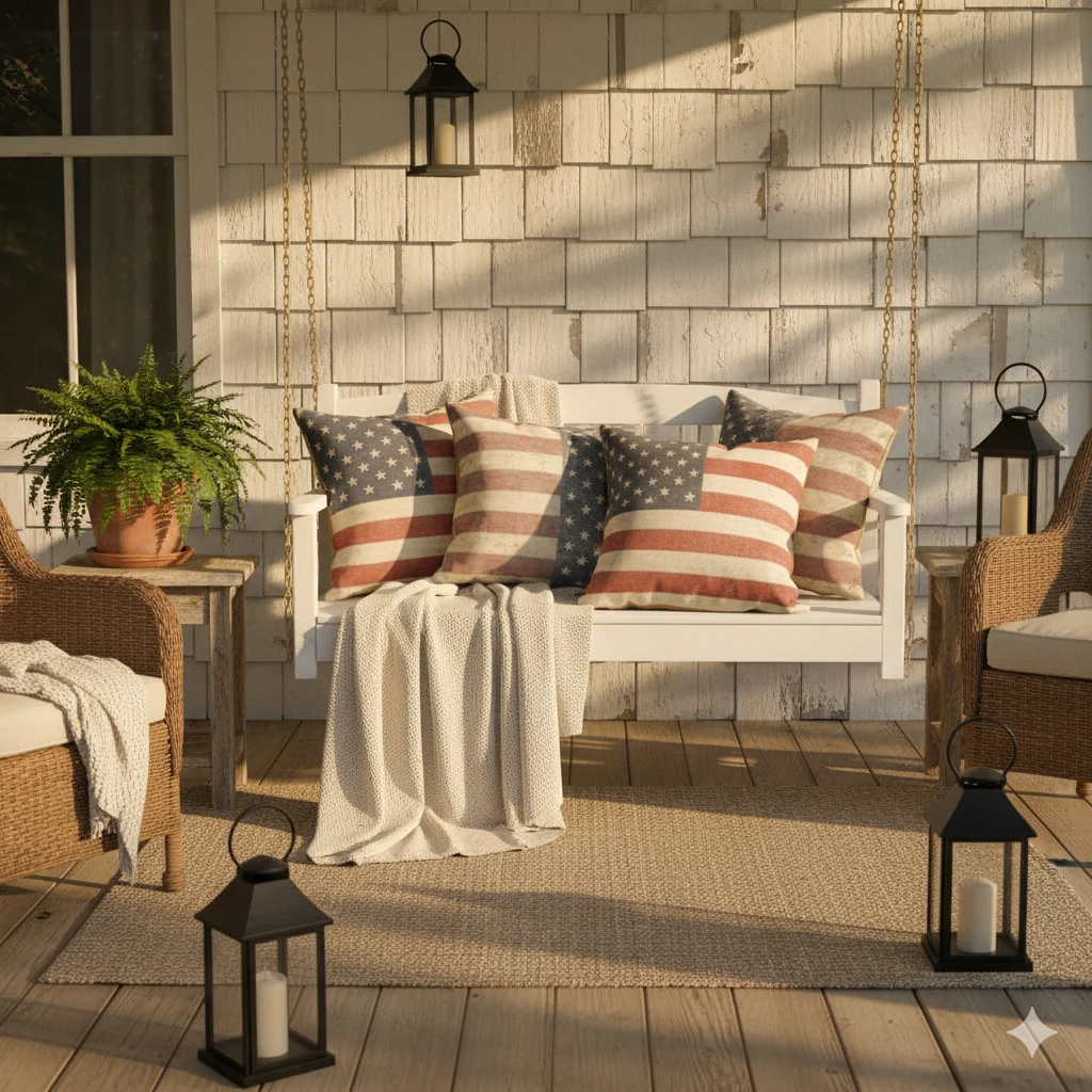 Faded Flag Pillows