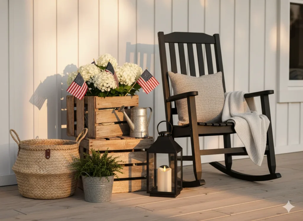 Farmhouse Crate Display
