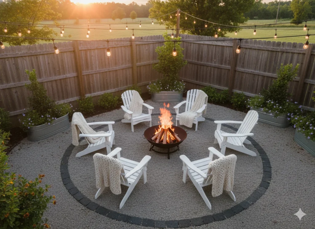 Farmhouse Fire Circle