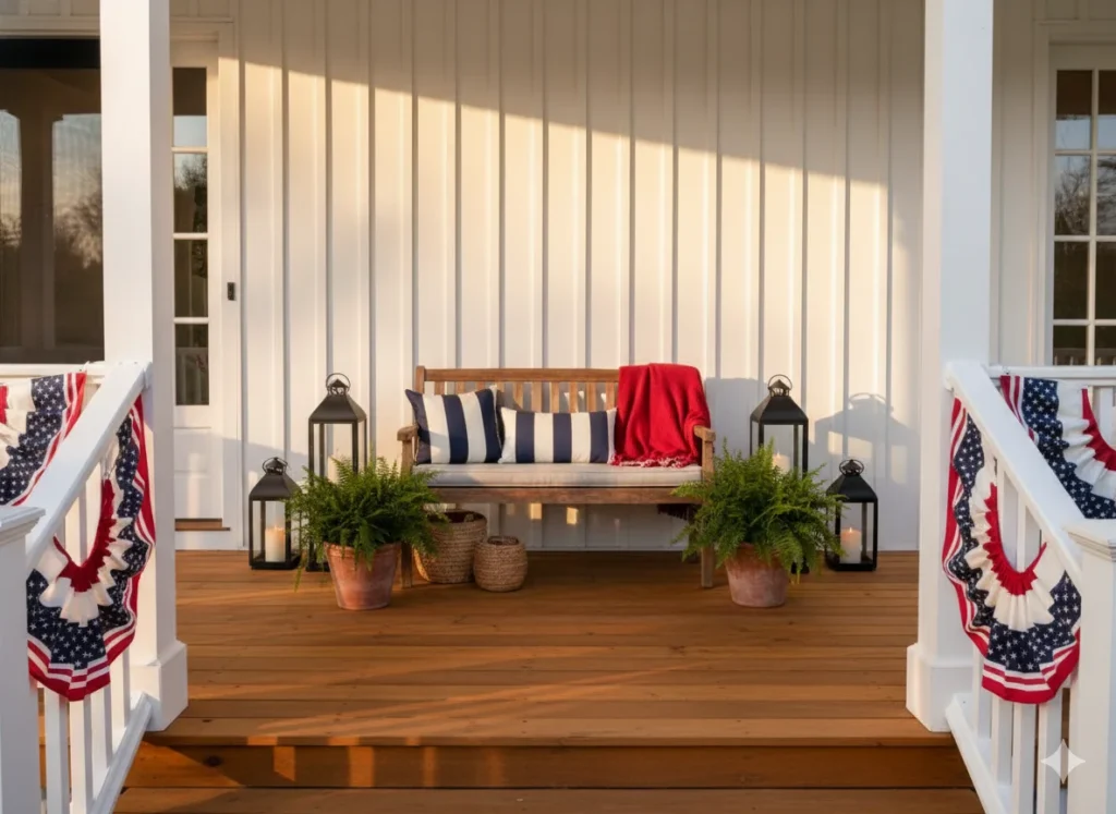 Flag Garland Railings
