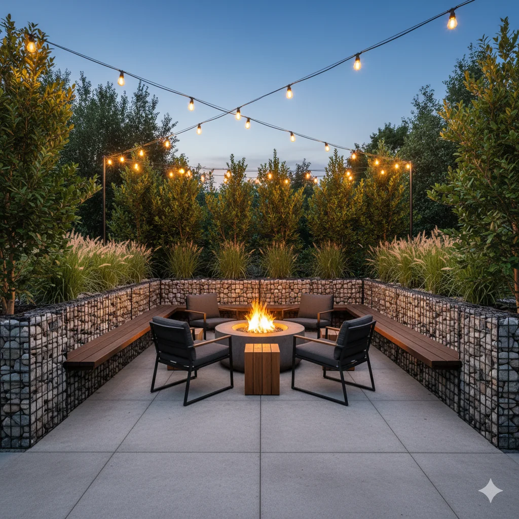 Gabion Stone Planters