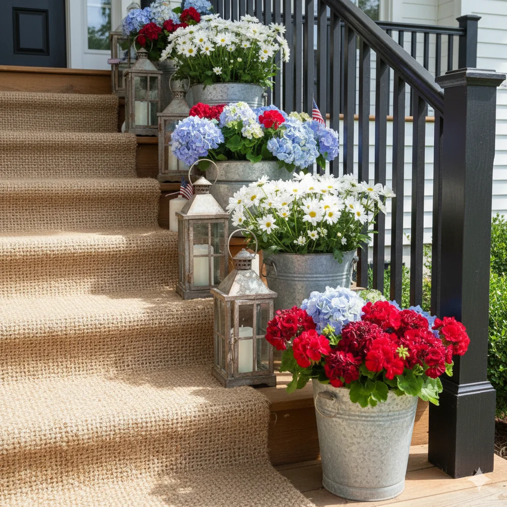 Galvanized Bucket Blooms