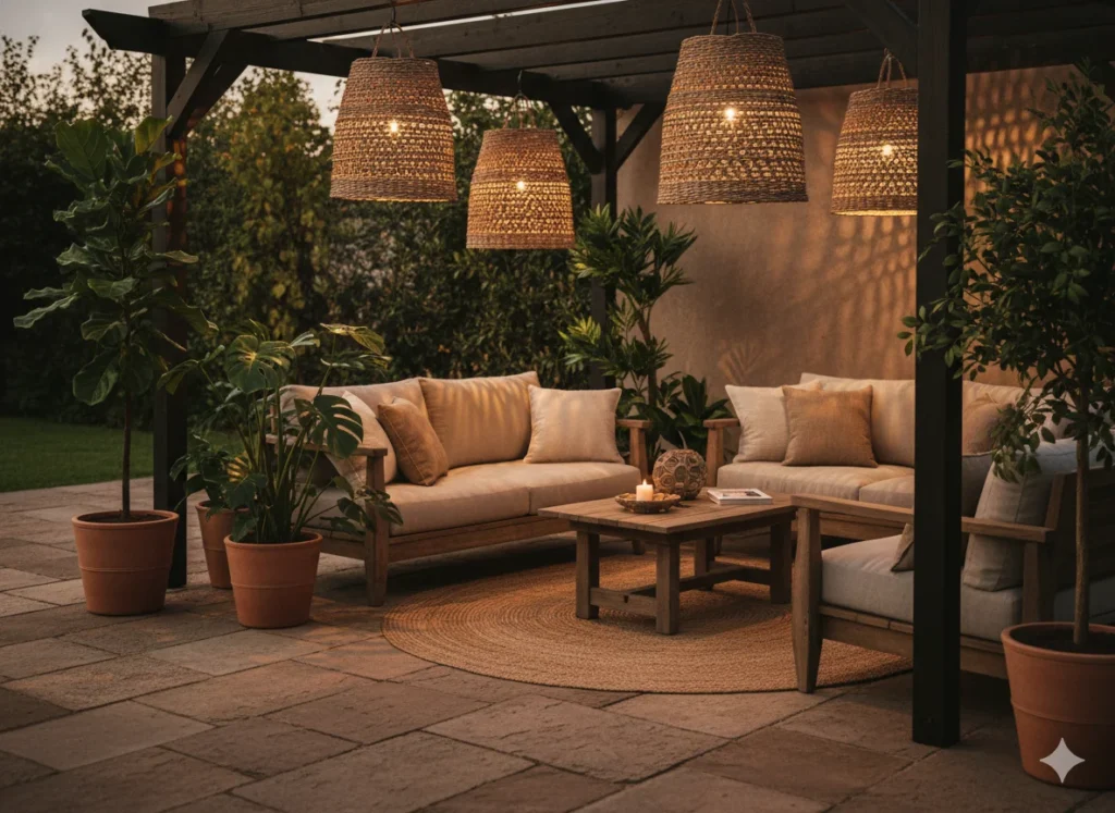 Garden Basket Lanterns