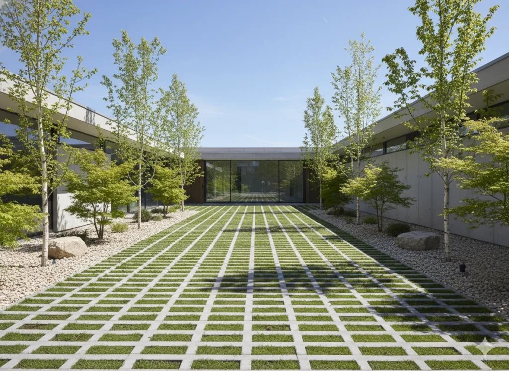 Grass Grid Driveway