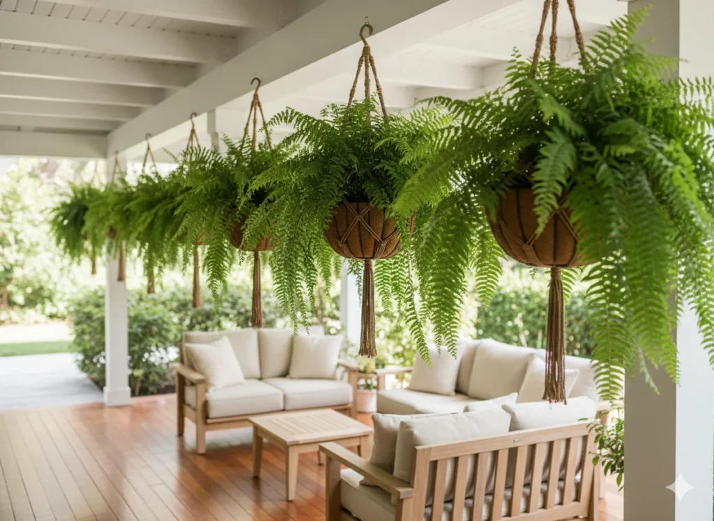 Hanging Fern Clusters