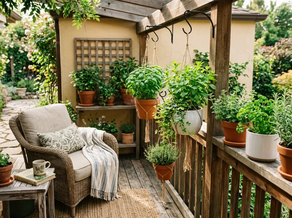 Hanging Herb Corner