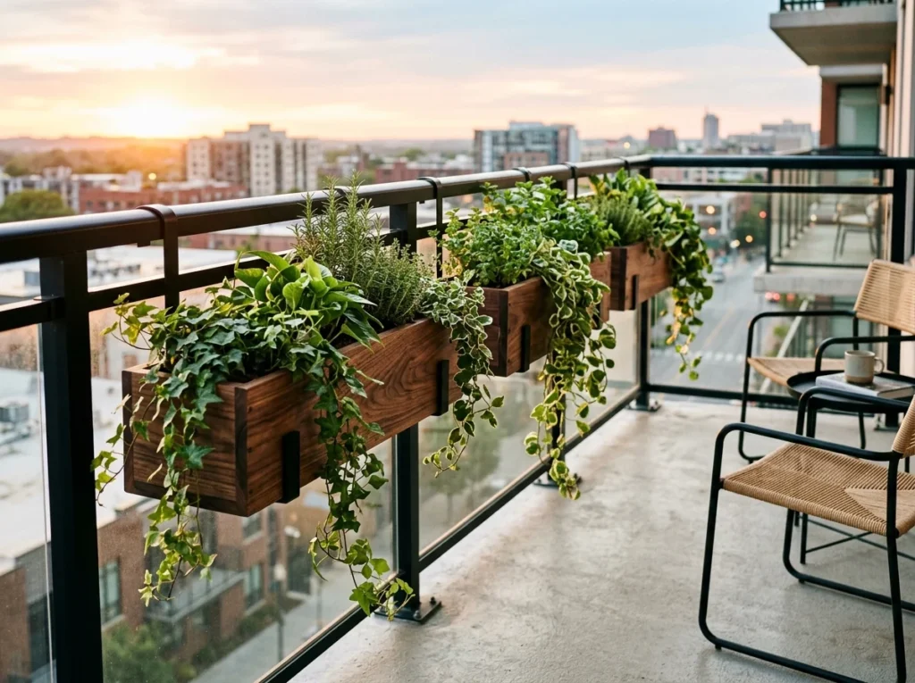Hanging Rail Planters