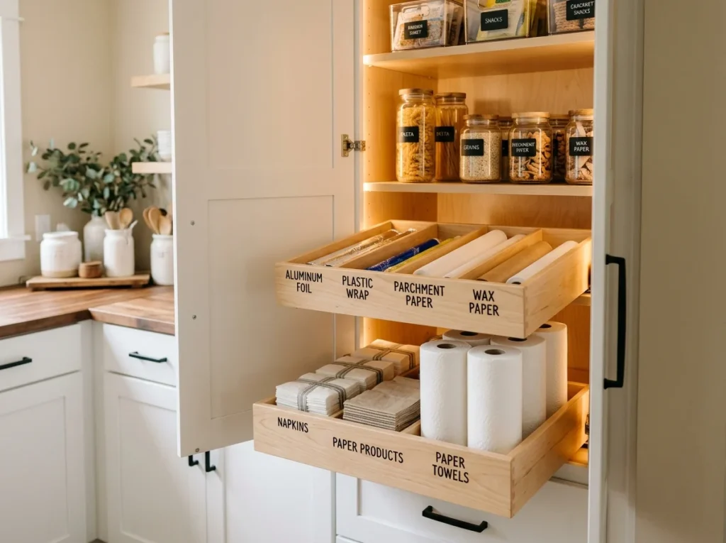 Hidden Paper Storage