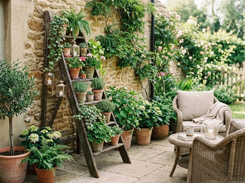 Ladder Plant Display
