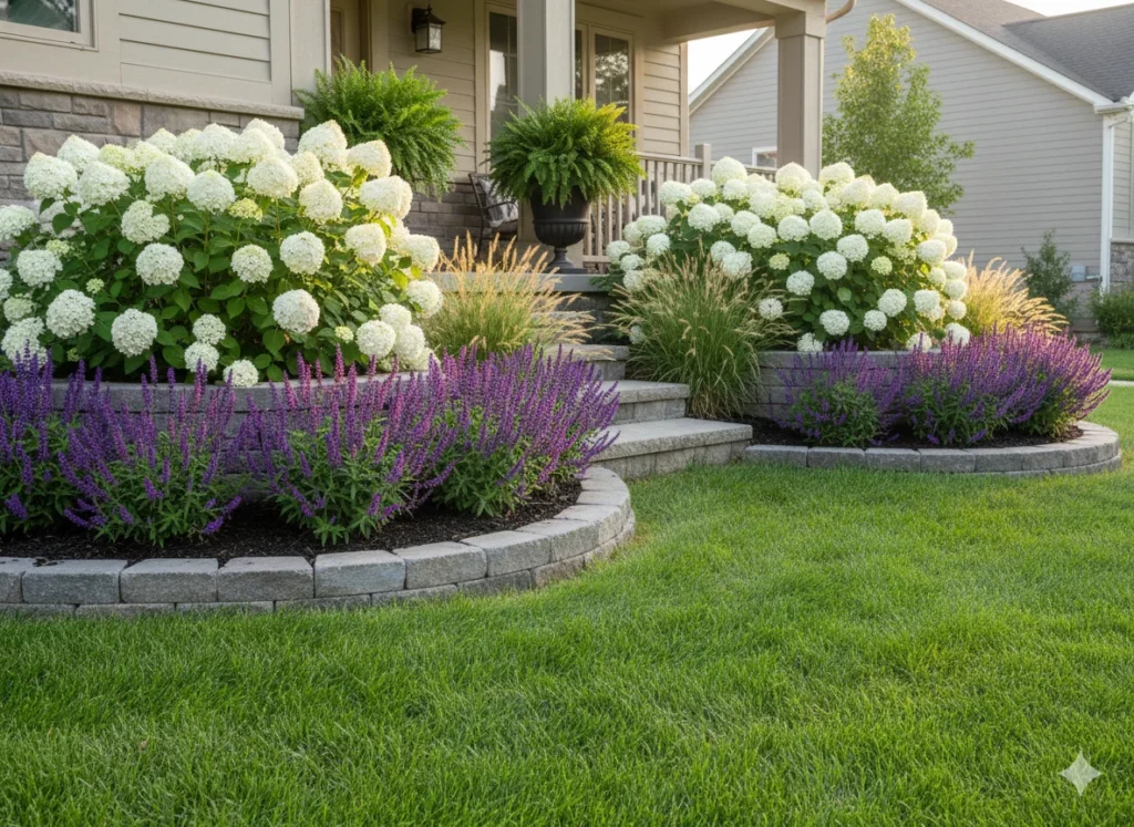 Layered Flower Beds