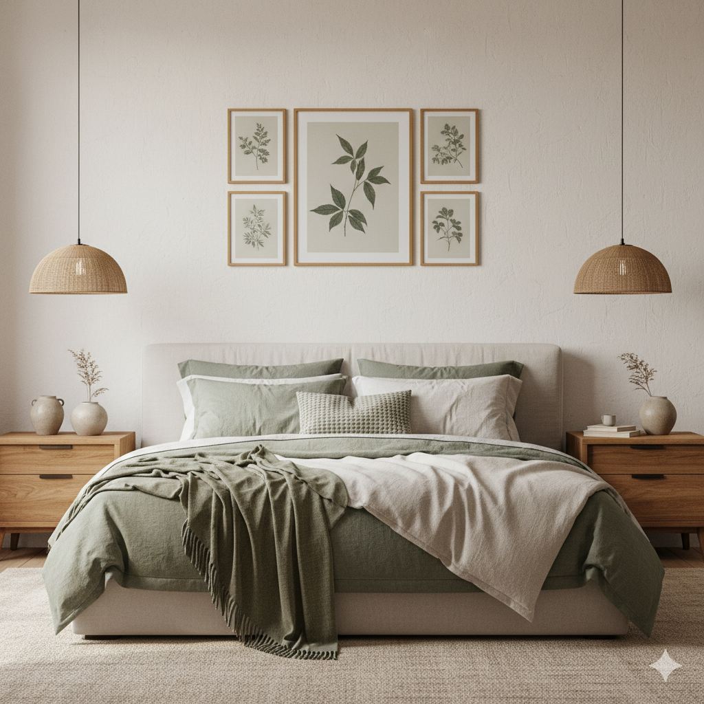 Layered Neutral Greens
