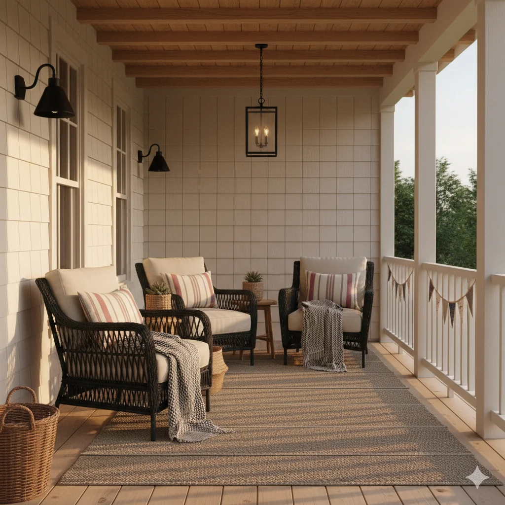 Layered Neutral Rugs
