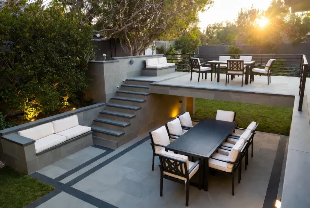 Layered Patio Levels