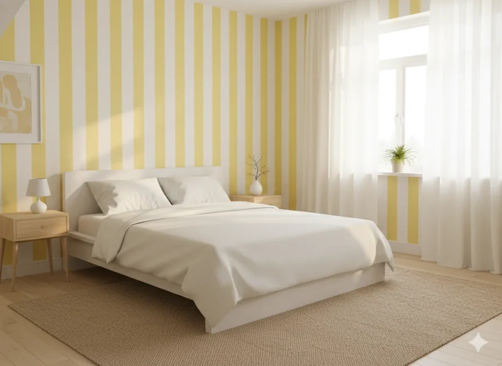 Lemon Yellow Stripes