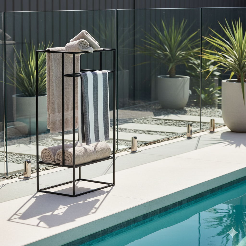 Metal Towel Rack