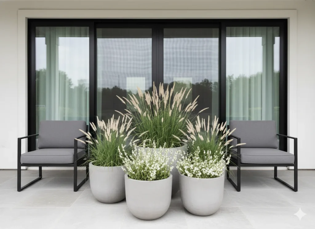 Minimal Concrete Planters