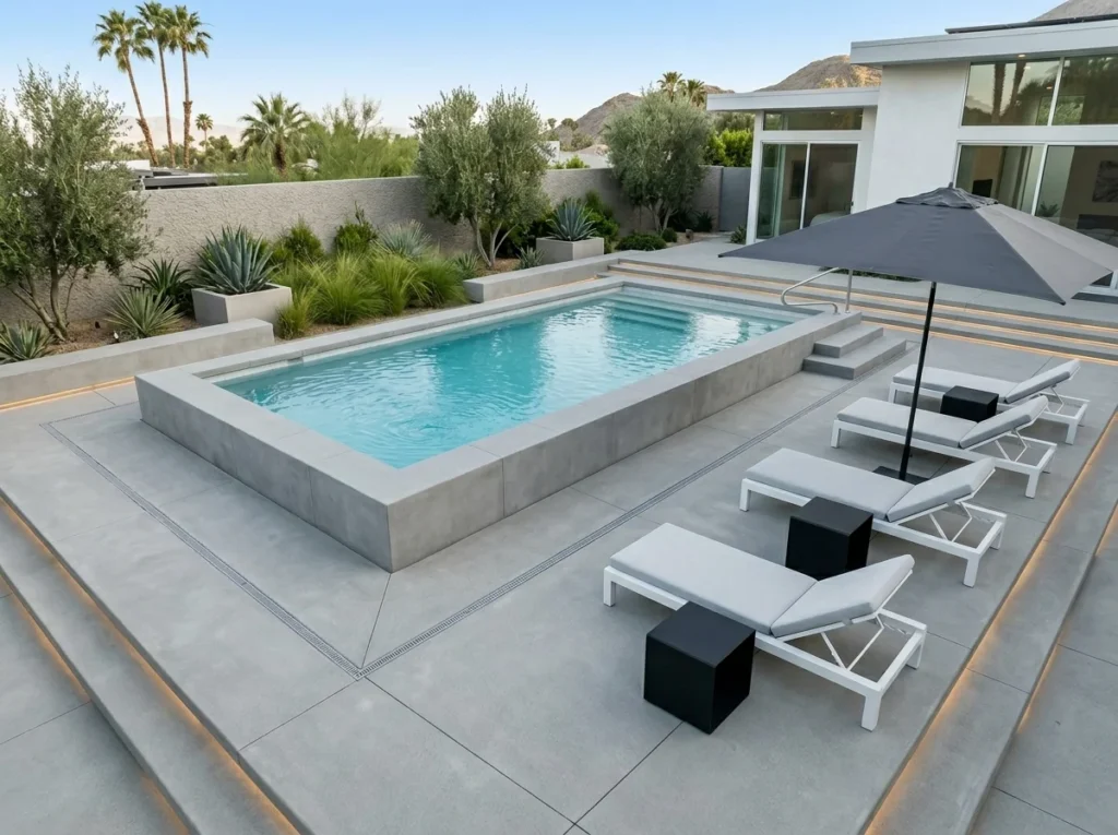 Minimalist Concrete Surround