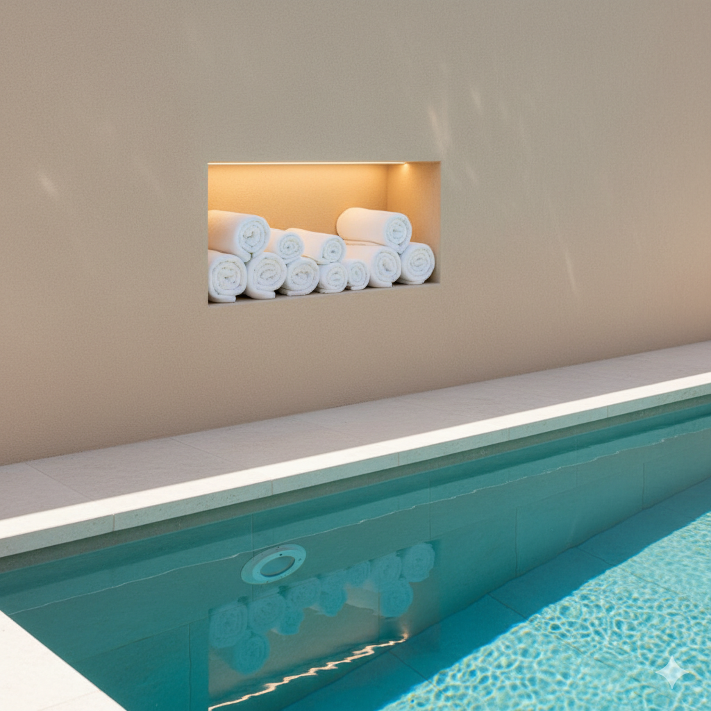 Minimalist Towel Niche