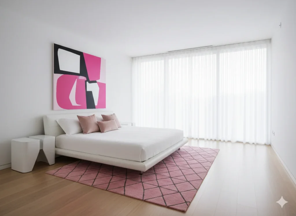 Modern Pink Geometry
