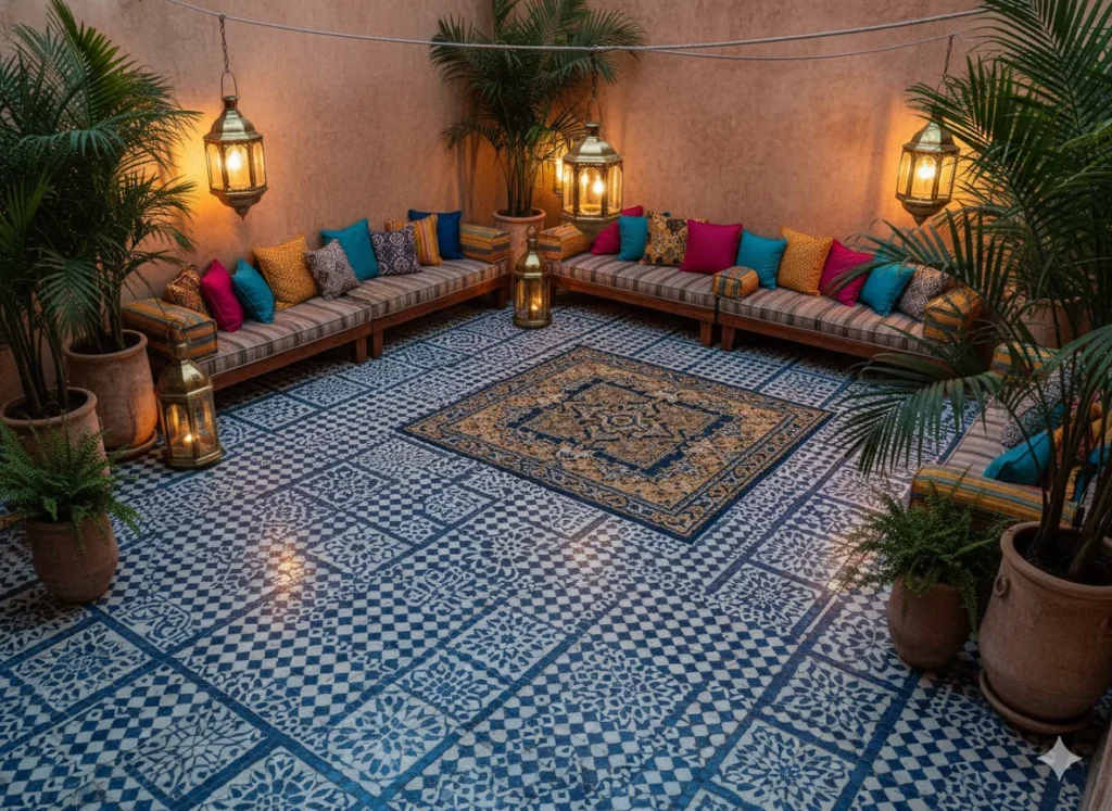 Moroccan Courtyard Style