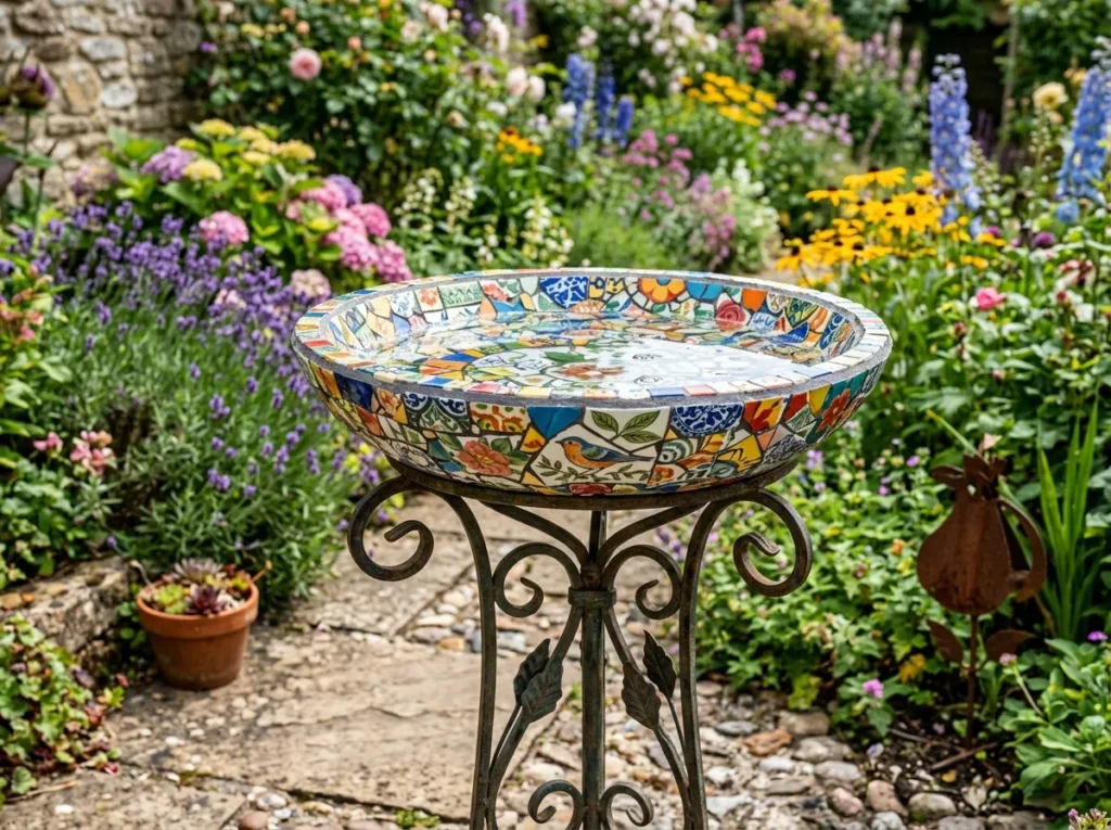 Mosaic Plate Stand