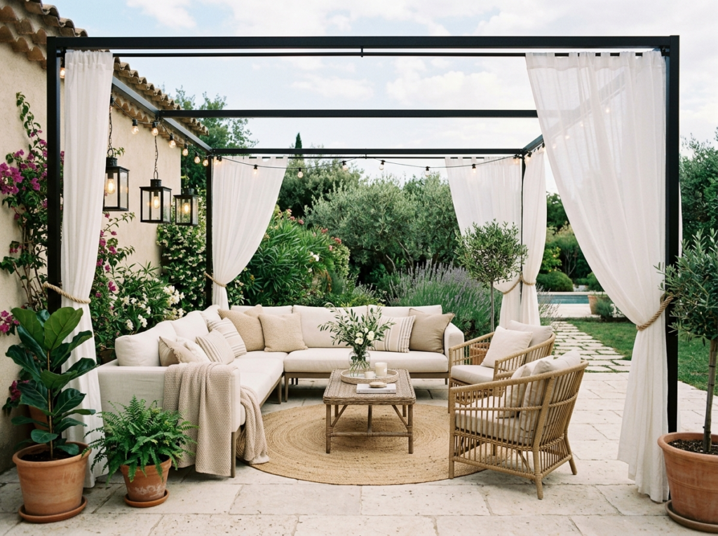 Outdoor Curtain Frame