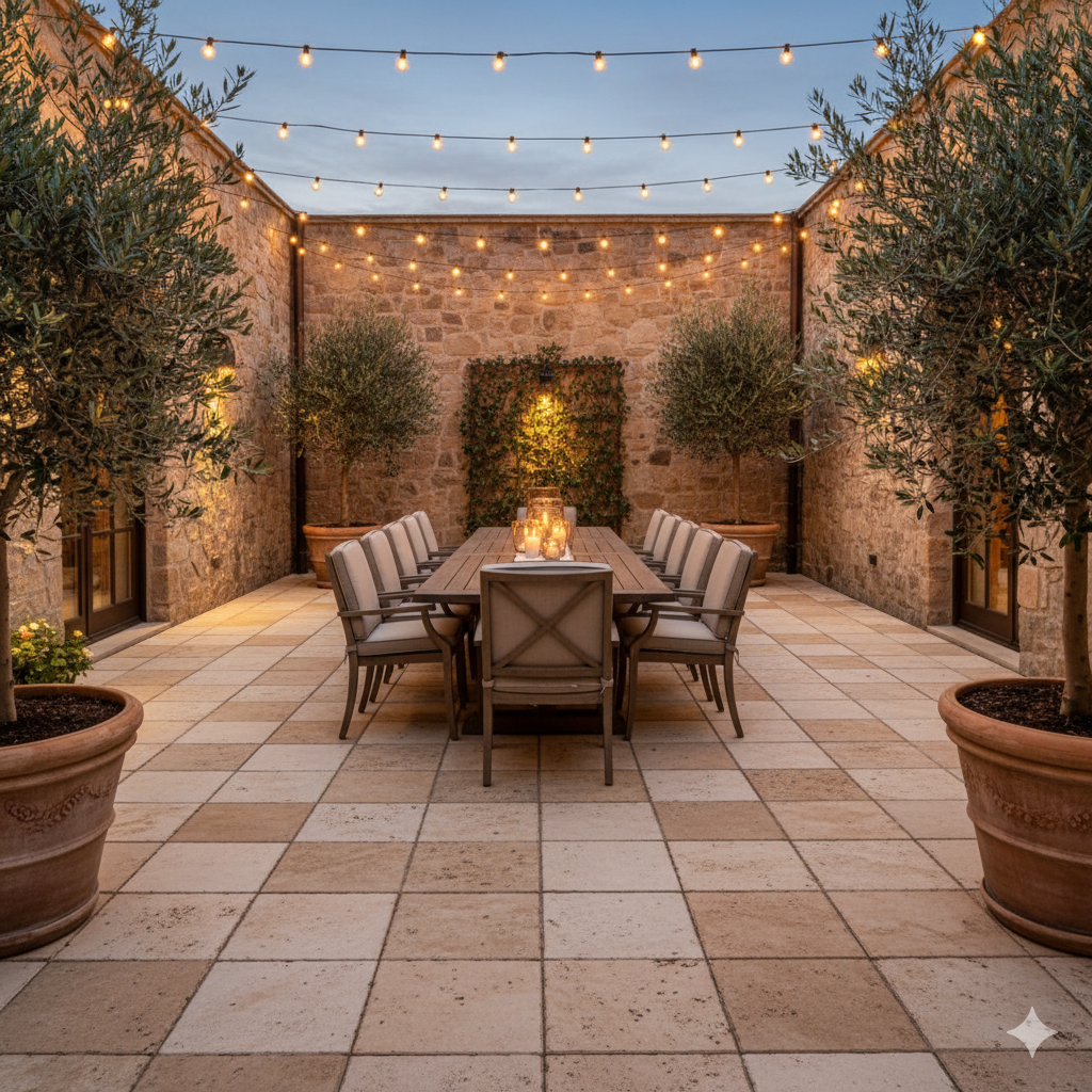 Outdoor Dining Courtyard