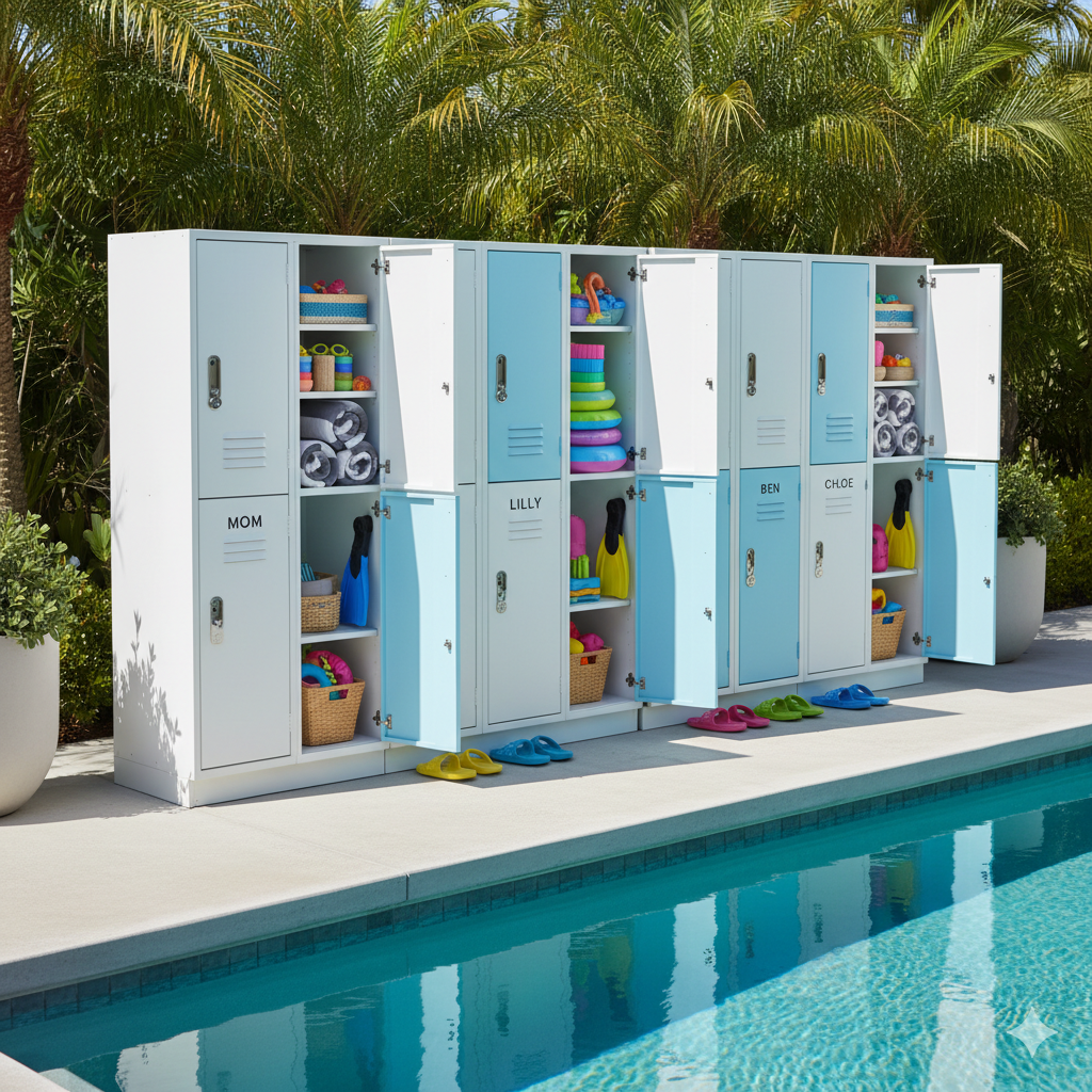 Outdoor Locker Setup
