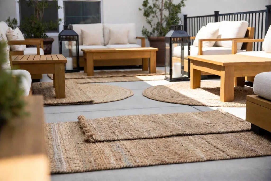 Outdoor Rug Layering